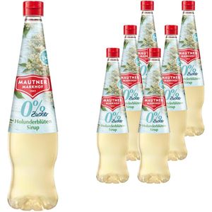 Produktbild für Sirup Mautner Holunderblüte 0%, zuckerfrei