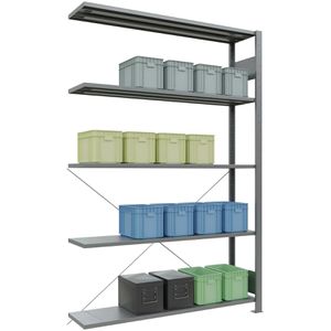 Anbauregal Schulte 12735-130, 5 Metallböden