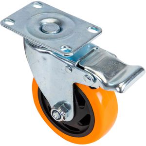 Produktbild für Schwerlastrolle HMF 6710, Lenkrolle mit Bremse