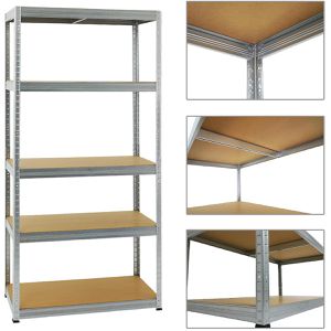 Produktbild für Schwerlastregal PROREGAL Slim Elephant S, 5 Holzböden