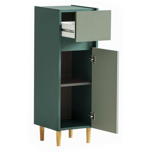 Produktbild für Badschrank Schildmeyer Lovis 157057, mit 4 Füßen, grün