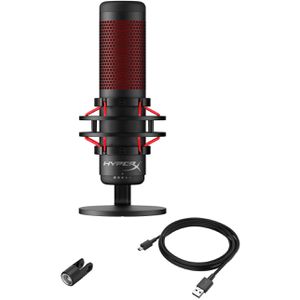 Produktbild für Mikrofon HyperX QuadCast, rot/schwarz