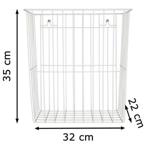 Produktbild für Abfallkorb Tork Mini, 226002, weiß