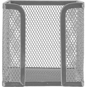 Produktbild für Zettelbox Böttcher-AG Mesh Line, silber, 10 x 10 cm