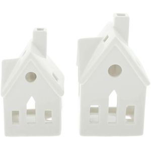 Produktbild für Weihnachtsdeko Frank-Flechtwaren 225437, Winterhaus, 2 Stück