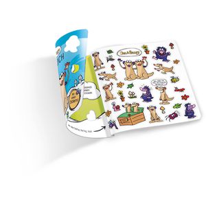 Produktbild für Malbuch Trötsch Jan und Henry, mit Stickern