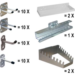 Werkzeughalter ADB 23238, für Lochwand