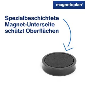 Produktbild für Magnete Magnetoplan Ergo Medium, felsgrau