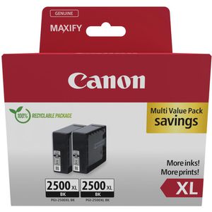 Produktbild für Tinte Canon PGI-2500BK XL Doppelpack