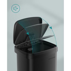 Produktbild für Mülleimer Songmics LTB530B5002, schwarz