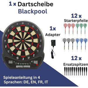 Produktbild für Dartscheibe Best-Sporting Blackpool, elektronisch