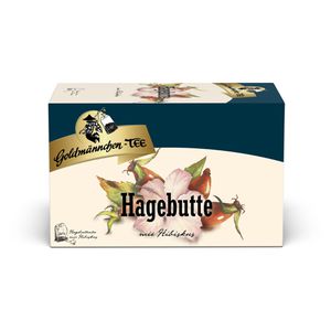 Goldmännchen Tee Hagebutte mit Hibiskus, 20 Teebeutel, 50g