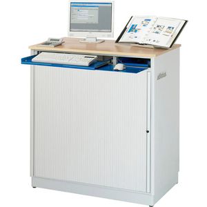 Produktbild für Computerschrank Rau adlatus Modell 2600, lichtgrau