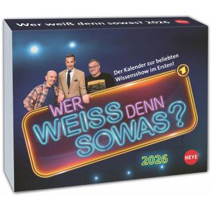 Produktbild für Abreißkalender Heye 23080, Wer weiß denn sowas, Jahr 2026