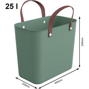 Produktbild für Einkaufskorb Rotho Albula Multibag Style, Mistletoe green