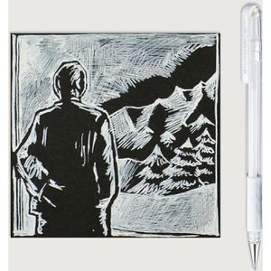 Produktbild für Gelschreiber Pentel Hybrid Gel Grip, K118-LW