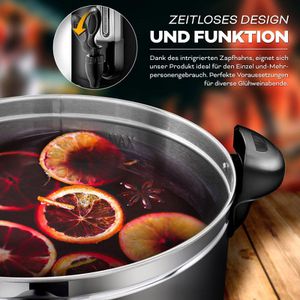 Produktbild für Heißwasserspender Tresko 1385-002, einstellbar 30°C - 110°C