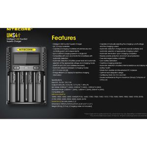 Produktbild für Akku-Ladegerät Nitecore UMS4