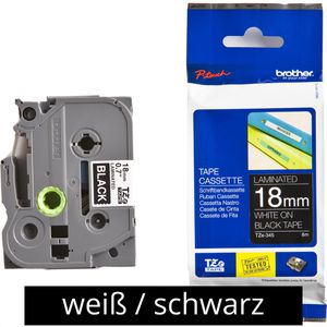 Schriftband Brother TZe-345, 18mm