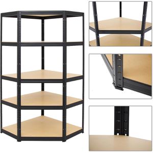 Produktbild für Schwerlastregal PROREGAL Slim Elephant, 5 Holzböden