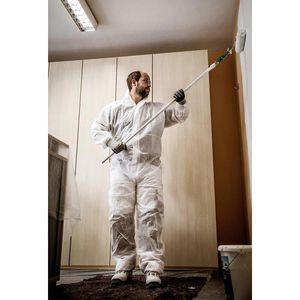 Produktbild für Schutzanzug NITRAS Polysafe Basic II, weiß