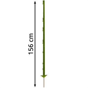 Produktbild für Weidezaunpfähle AKO 4434932, aus Kunststoff, grün, 156 cm