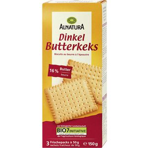 Alnatura Kekse Dinkel Butterkeks, BIO, 150g
