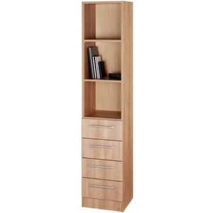 Kombischrank Hammerbacher Solid 7600, nussbaum