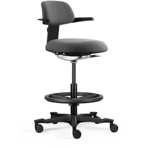 Produktbild für Arbeitsstuhl hJh-OFFICE Top Work 40, anthrazit
