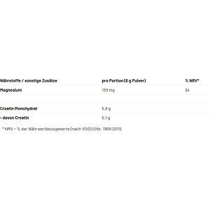 Produktbild für Kreatin Mammut Creatine Monohydrate, Pulver