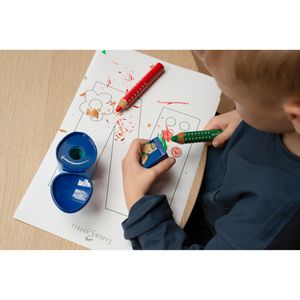 Produktbild für Spitzer Faber-Castell Grippy, blau
