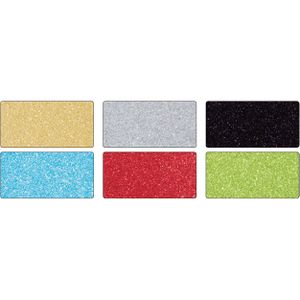Produktbild für Fotokarton Folia Glitterkarton Basic 17,4 x 24,5 cm