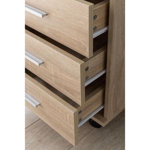Produktbild für Rollcontainer Wohnling WL5.749, aus Holz, sonoma eiche