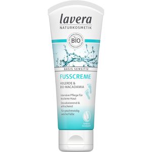 Fußcreme lavera Basis Sensitiv, geruchsneutralisierend