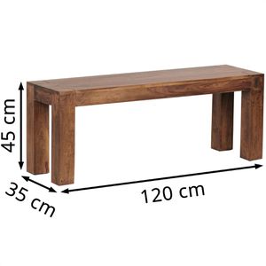 Produktbild für Sitzbank Wohnling WL1.435, bis 150 kg