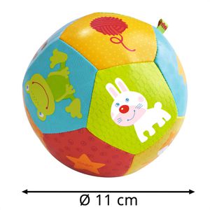 Produktbild für Motorikspielzeug Haba 1302484001, Babyball Tierfreunde