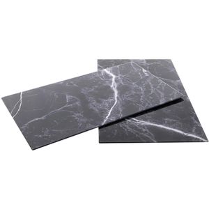 Herdabdeckplatte Böttcher-AG Marmoroptik, aus Glas