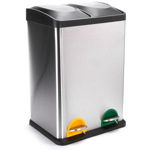 Mülleimer MSV 100561, silber