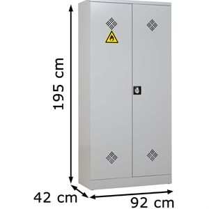 Produktbild für Umweltschrank G-Office CSC.1992, lichtgrau
