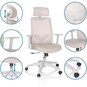 Produktbild für Bürostuhl hJh-OFFICE MIKEO W, 751011