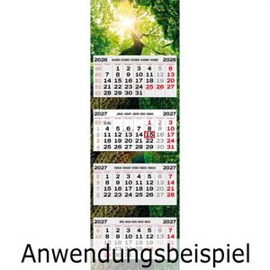 Produktbild für 4-Monatskalender Böttcher-AG Barcelona, mit Werbedruck