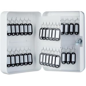 Schlüsselkasten Relaxdays 10025073, weiß