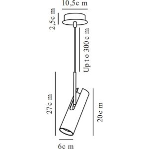 Produktbild für Pendelleuchte Nordlux Mib 6, mit GU10-Fassung