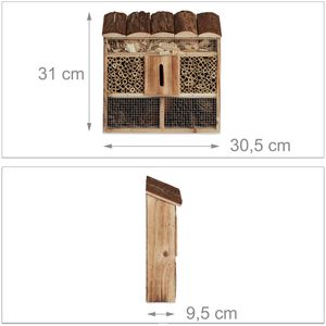 Produktbild für Insektenhotel Böttcher-AG zum Aufhängen, aus Holz