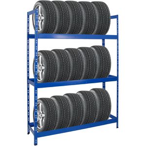 Reifenregal PROREGAL TIGER XL, blau, für 18 Reifen