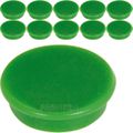 Magnete Franken HM38 02, rund, grün Ø 38 mm, 10 Stück
