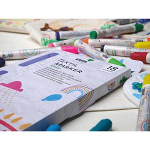 Produktbild für Textilmarker Kreul 90721 medium Junior, sortiert