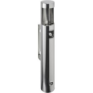 Produktbild für Aschenbecher Böttcher-AG Darwin, silber, Outdoor, mit Dach