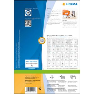 Produktbild für Universaletiketten Herma 4262 Premium, weiß