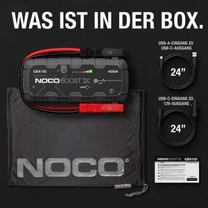 Produktbild für Starthilfe-Powerbank NOCO Boost X GBX155, 12 V